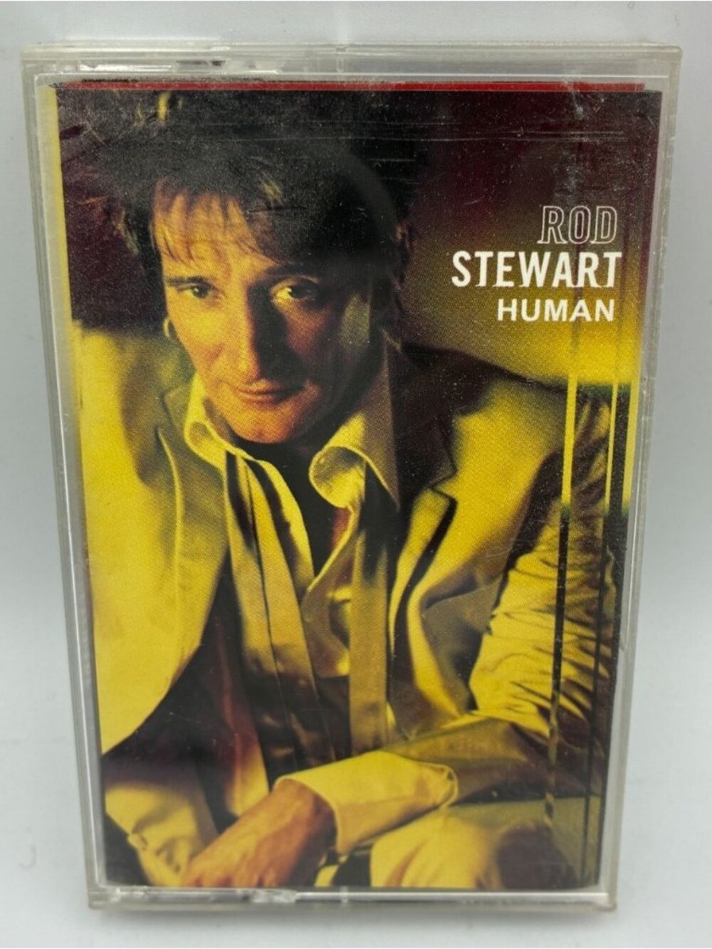 Rod Stewart Human 2001 Cassette Album Atlantic Records Pop Rock Classic